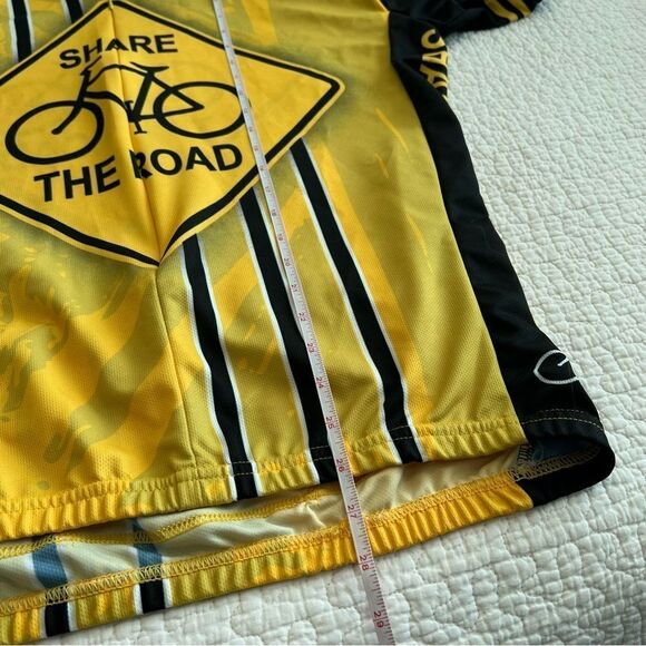✨ Cycling Store Yellow Share the Road Jersey XXL - Picture 9 of 9
